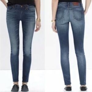 Madewell Skinny Skinny‎ Jeans in Edmonton Wash Style